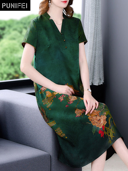 เดรสวัยผู้ใหญ่40-60ปี เดรสคุณแม่ ชุดเดรสทำงานวัยผู้ใหญ่ แบรนด์ MAMA DRESS