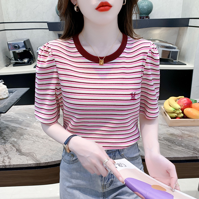 เสื้อผ้าวัยรุ่นเกาหลี เสื้อยืดวัยรุ่นผู้หญิง มีขนาด S M L XL