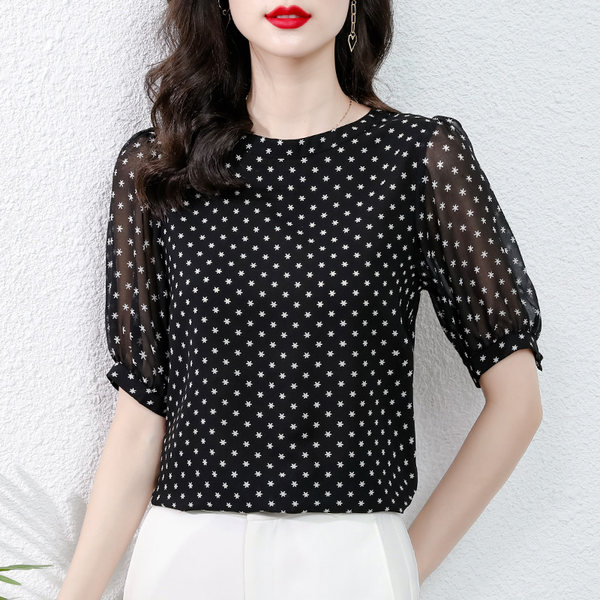 เสื้อชีฟองเกาหลี เสื้อชีฟองสวยๆ