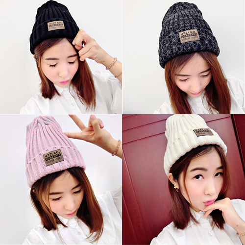 หมวกไหมพรม ทรงยอดฮิต หลากสี เกาหลีสุดๆ
