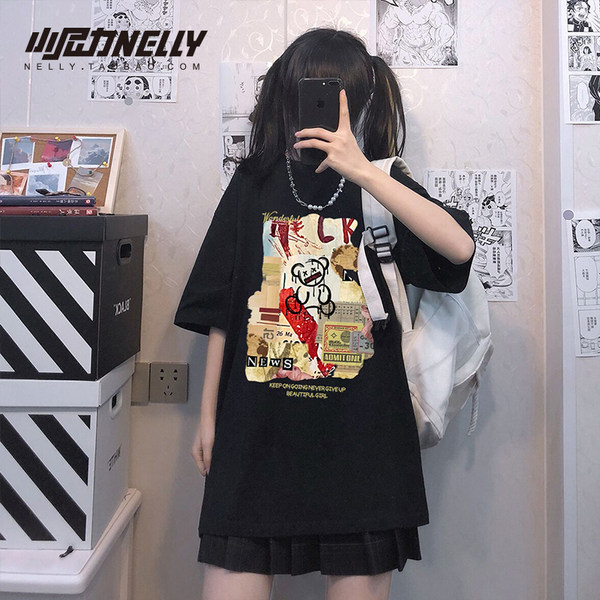เสื้อยืดคอกลม ผู้ชาย เสื้อยืดผู้ชายเกาหลี เสื้อยืดเกาหลี แบรนด์ NELLY