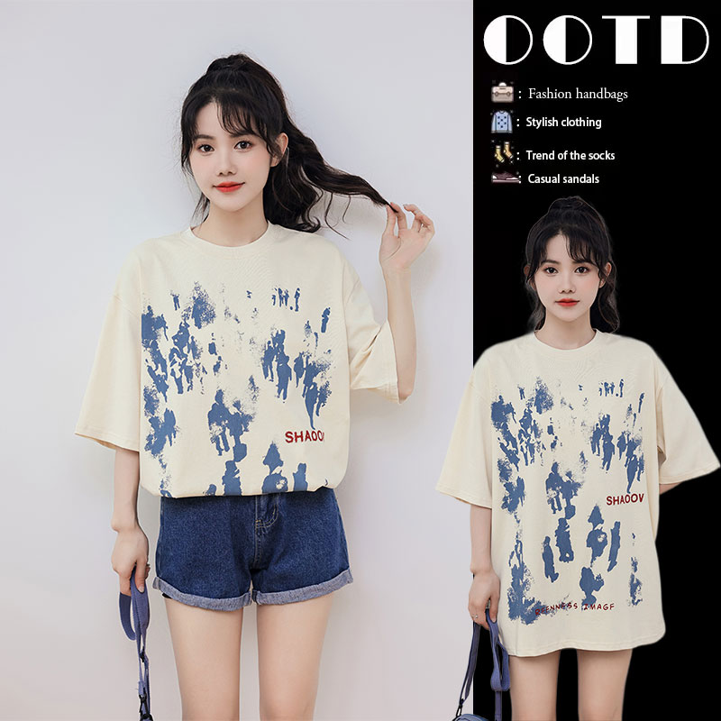 เสื้อยืดคนอ้วนแบบโอเวอร์ไซส์แบบ ulzzang fashion สนใจทักแชท