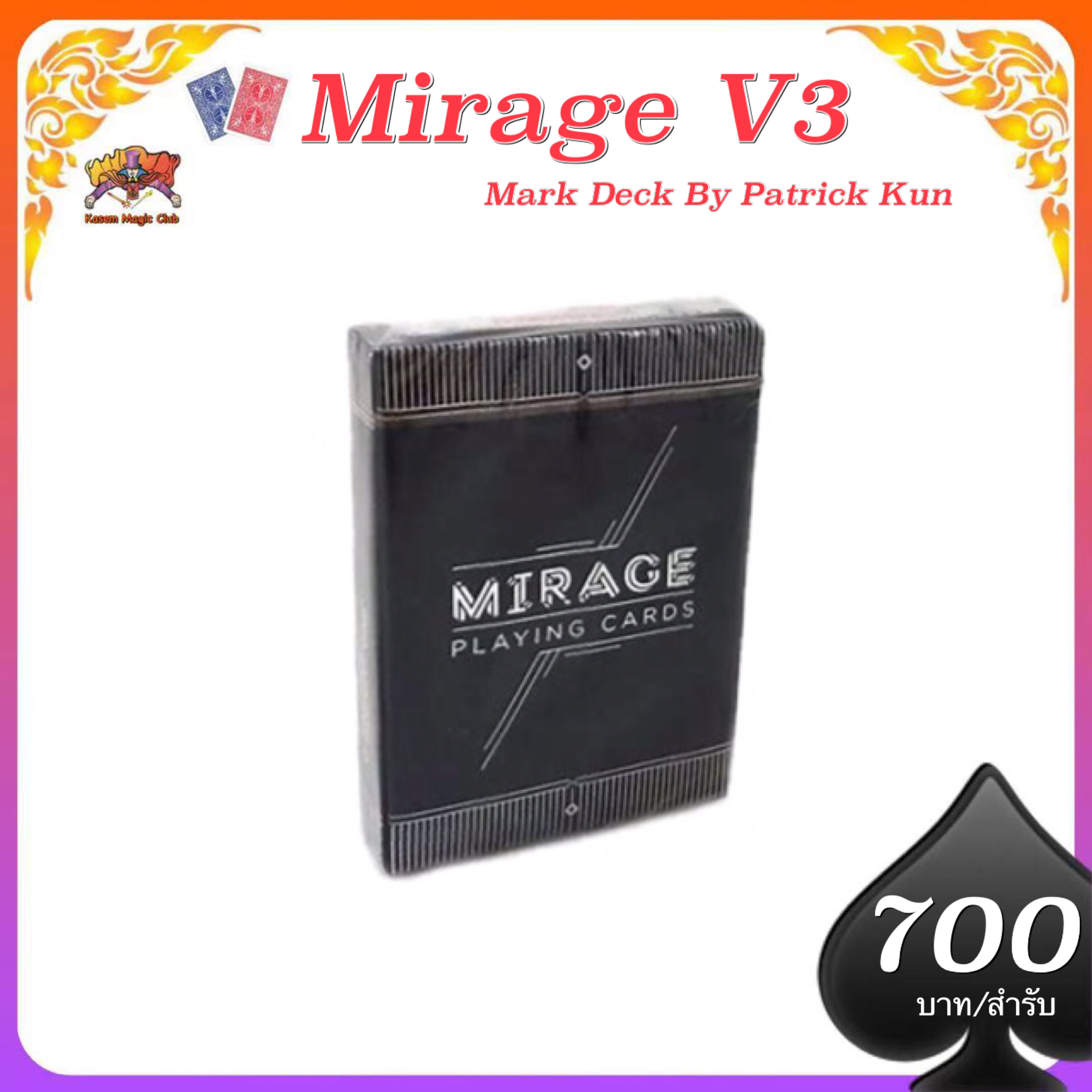 Mirage V3 Eclipse Edition. Markdeck แกะดอก by Patrick Kun