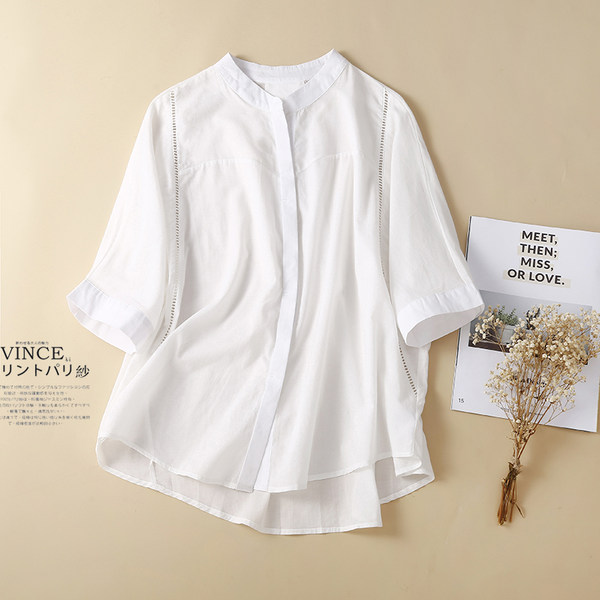 เสื้อลินิน แบบเสื้อสวยๆ เสื้อผ้าฝ้ายลินิน เสื้อเชิ้ตผ้าลินิน BY LININ