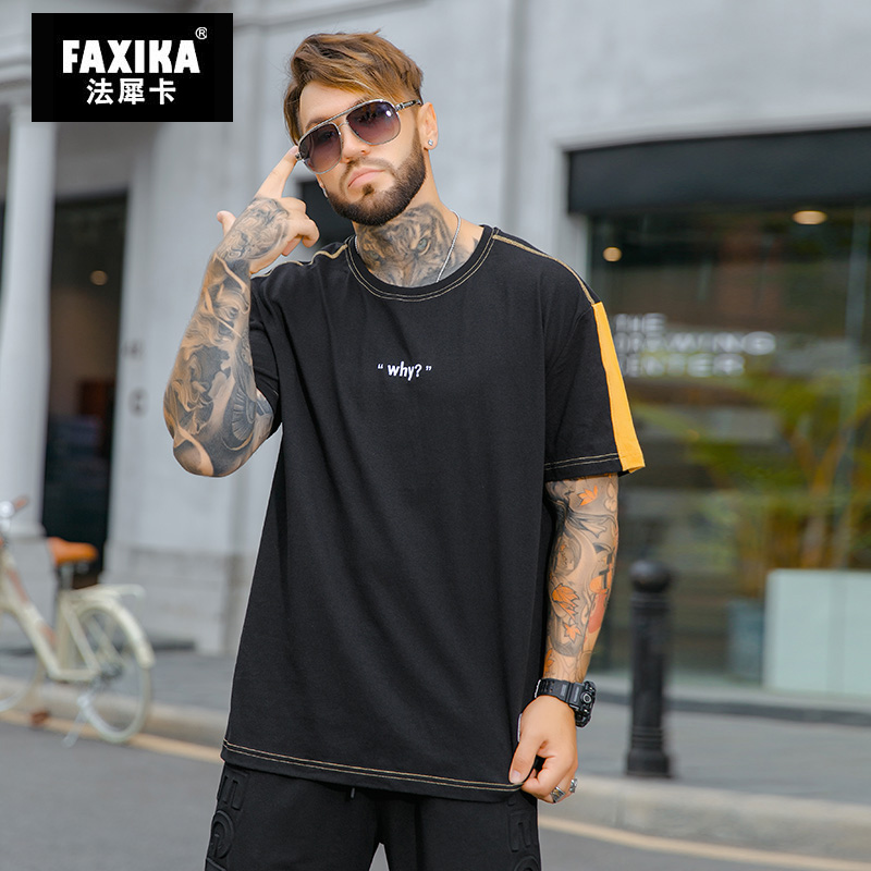 เสื้อยืดผู้ชายอ้วน S-5XL(อกเสื้อ39-51นิ้ว)