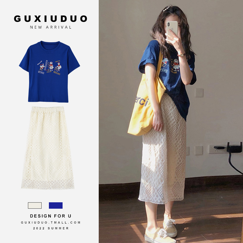 เดรสแขนสั้นมีไซส์L-4XLอก38-47นิ้ว