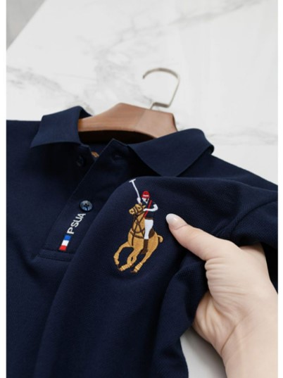 เสื้อ polo ผู้ชาย แขนสั้น เสื้อคอปก ลาย polo แบบสวย ดีไซน์เท่ เสื้อ polo ใส่เที่ยว ใส่ทำงาน แบบภูมิฐาน 657826