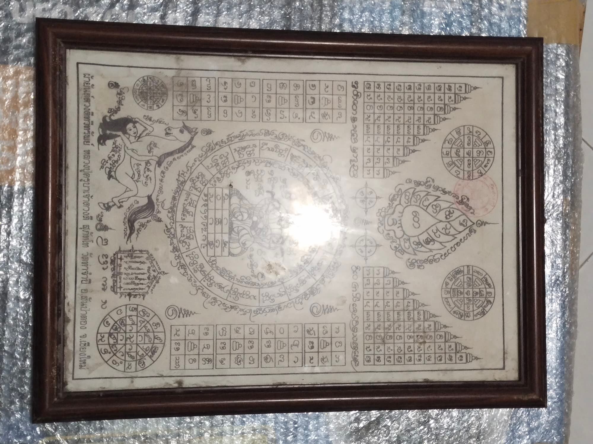 ผ้ายันต์ดวงดี ทวีทรัพย์ ครูบาดวงดี วัดท่าจำปี