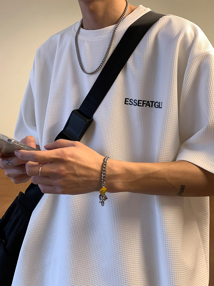 เสื้อยืดผู้ชายอ้วน S-5XL(อกเสื้อ39-51นิ้ว)