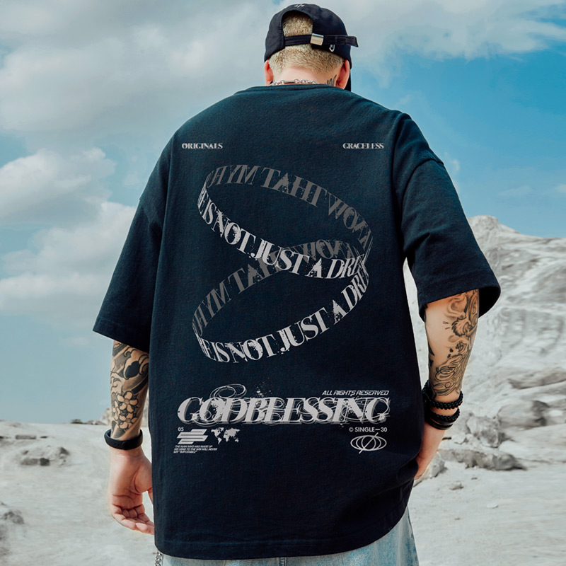 เสื้อยืดผู้ชายอ้วน S-5XL(อกเสื้อ39-51นิ้ว)