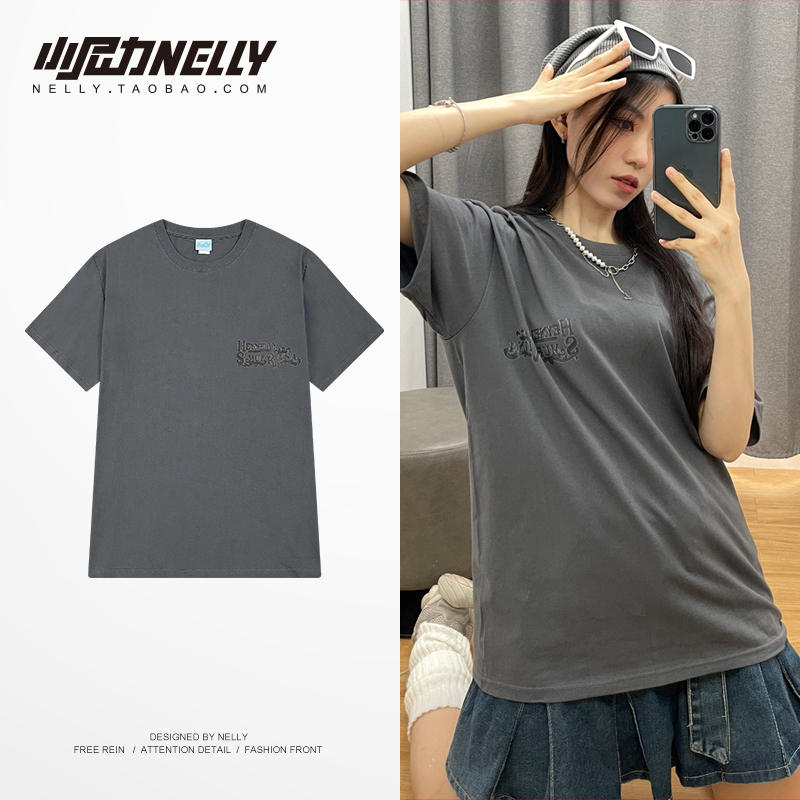 เสื้อยืดคอกลม ผู้ชาย เสื้อยืดผู้ชายเกาหลี เสื้อยืดเกาหลี แบรนด์ NELLY