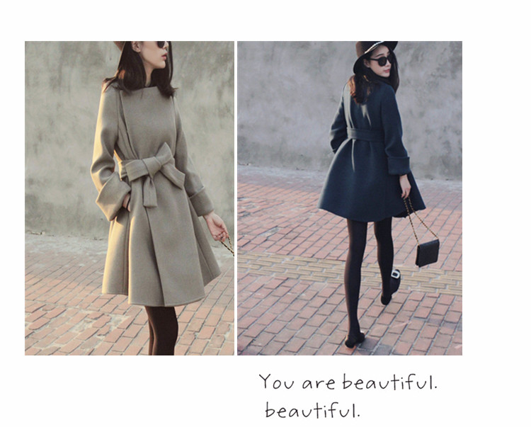 เสื้อโค้ทกันหนาว ทรงสวยสีเทาเข้มอมน้ำตาล ใส่เป็นเดรสได้เลย แบบผู้ดีมาก ผ้าวูลผสมสักกะหลาด บุซับในกันลม จะใส่เป็นเดรส หรือใส่เป็นเสื้อโค้ทปกติก็เก๋ค่า พร้อมส่งจ้า เทาเข้มอมน้ำตาล