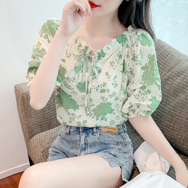 เสื้อชีฟองเกาหลี เสื้อชีฟองสวยๆ