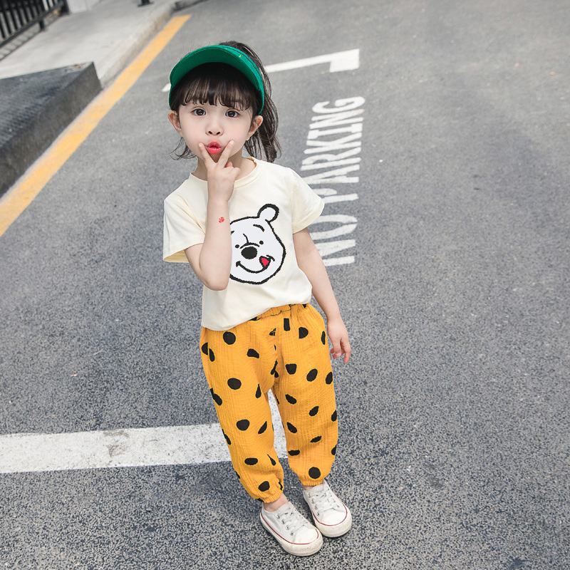 เสื้อผ้าเด็กผู้หญิง เสื้อเด็กผู้หญิง จัดเป็นชุดเซ็ท เสื้อ+กางเกง จั้มสูทเด็กผู้หญิง ลายน่ารัก สดใส