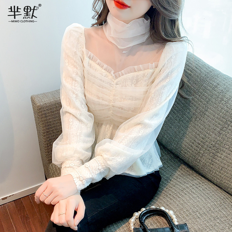 เสื้อลูกไม้ เสื้อเชิ้ตแขนยาว