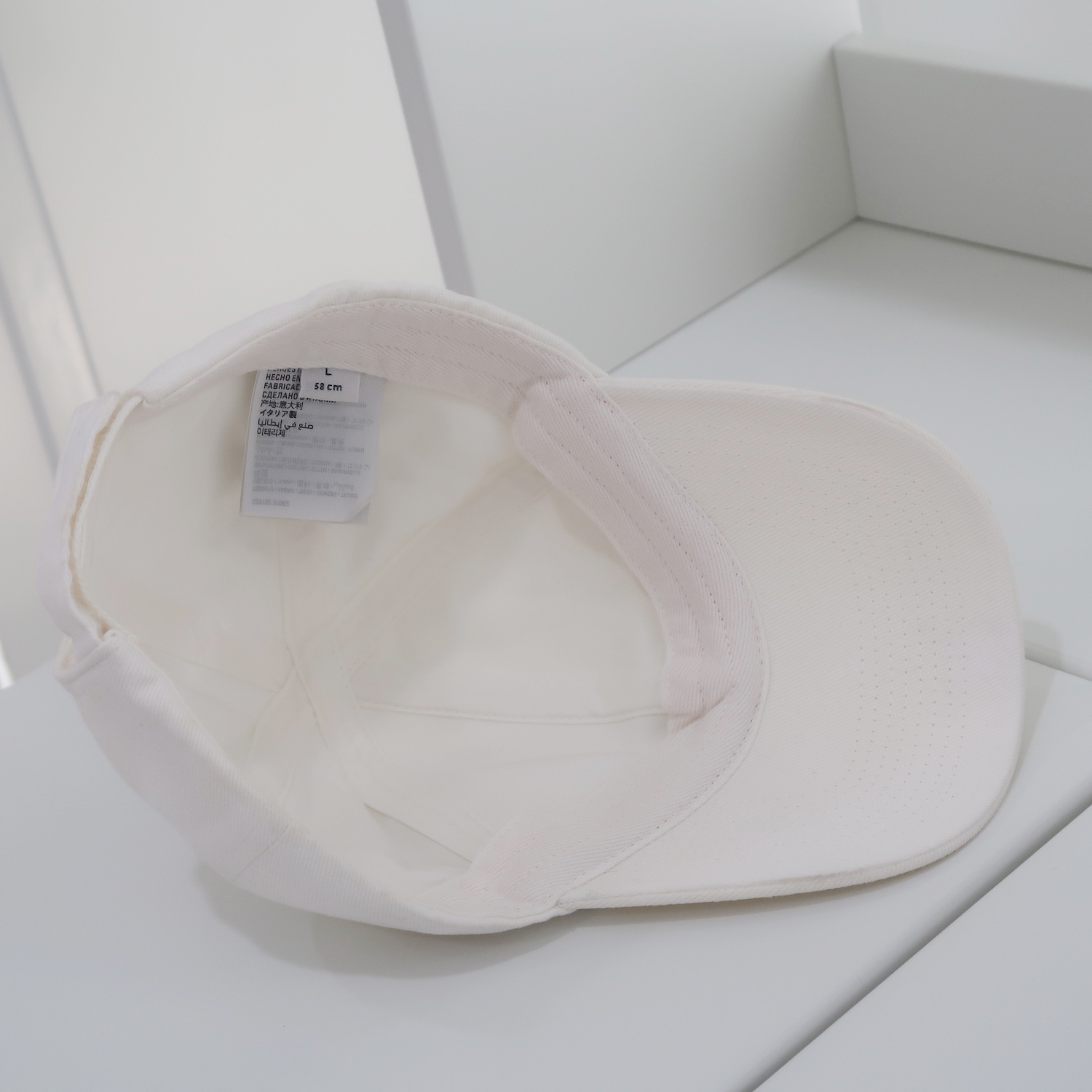 Balenciaga White Logo Cap