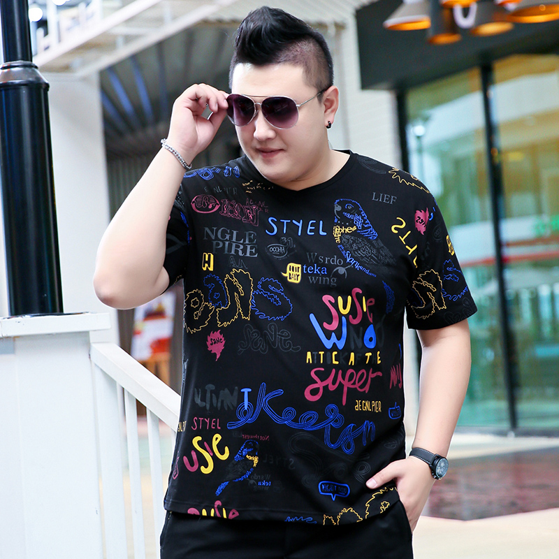 เสื้อยืดผู้ชายอ้วน S-5XL(อกเสื้อ39-51นิ้ว)