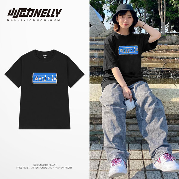 เสื้อยืดคอกลม ผู้ชาย เสื้อยืดผู้ชายเกาหลี เสื้อยืดเกาหลี แบรนด์ NELLY