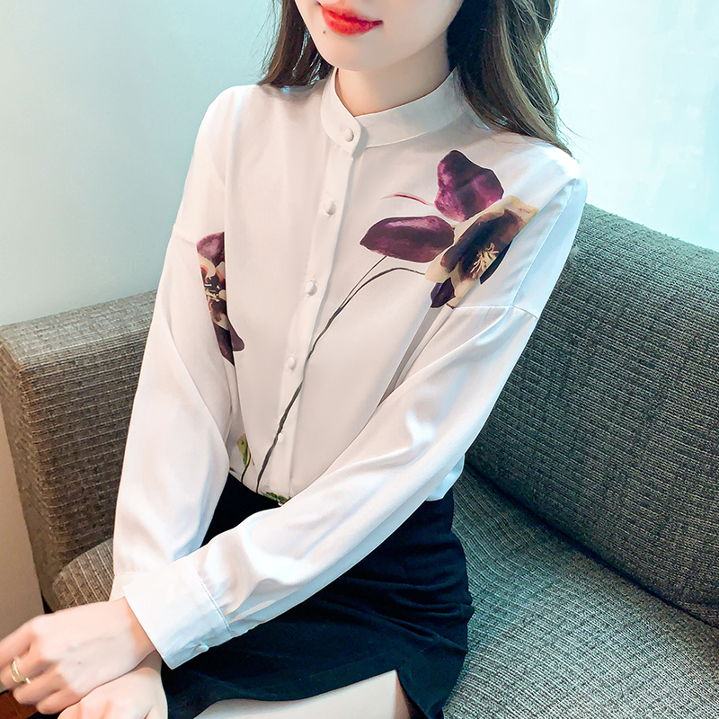 เสื้อเชิ้ตผู้หญิงแขนยาว เสื้อเชิ้ตผู้หญิงใส่ทํางาน 390 บาทต่อชิ้น ฟรีค่าจัดส่ง