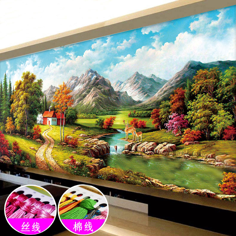 653132910936-Zhongge 56 บรรทัด 148*70 ซม.（ฝ้าย）