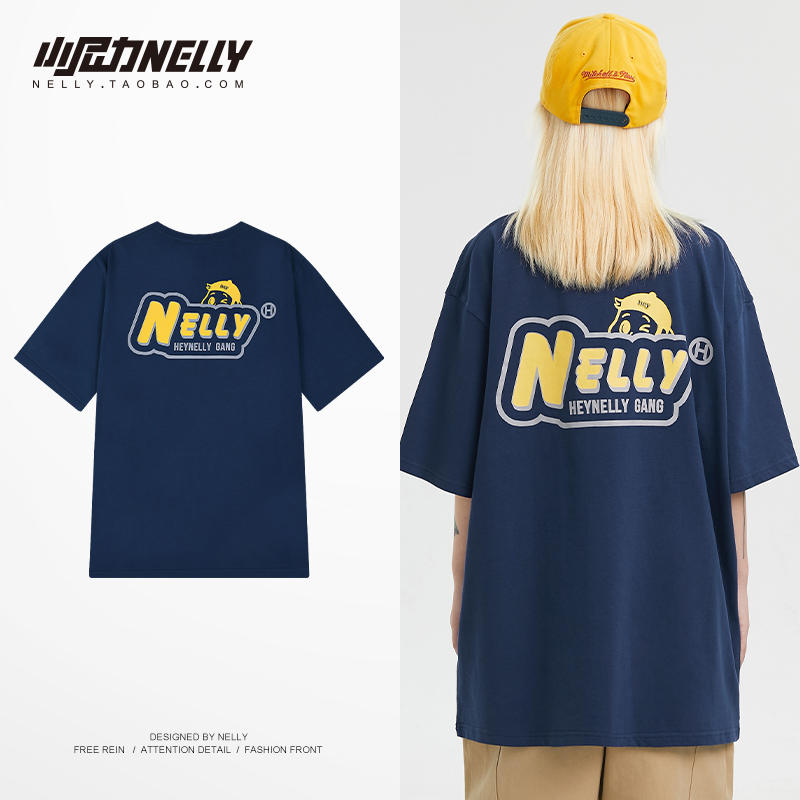เสื้อยืดคอกลม ผู้ชาย เสื้อยืดผู้ชายเกาหลี เสื้อยืดเกาหลี แบรนด์ NELLY