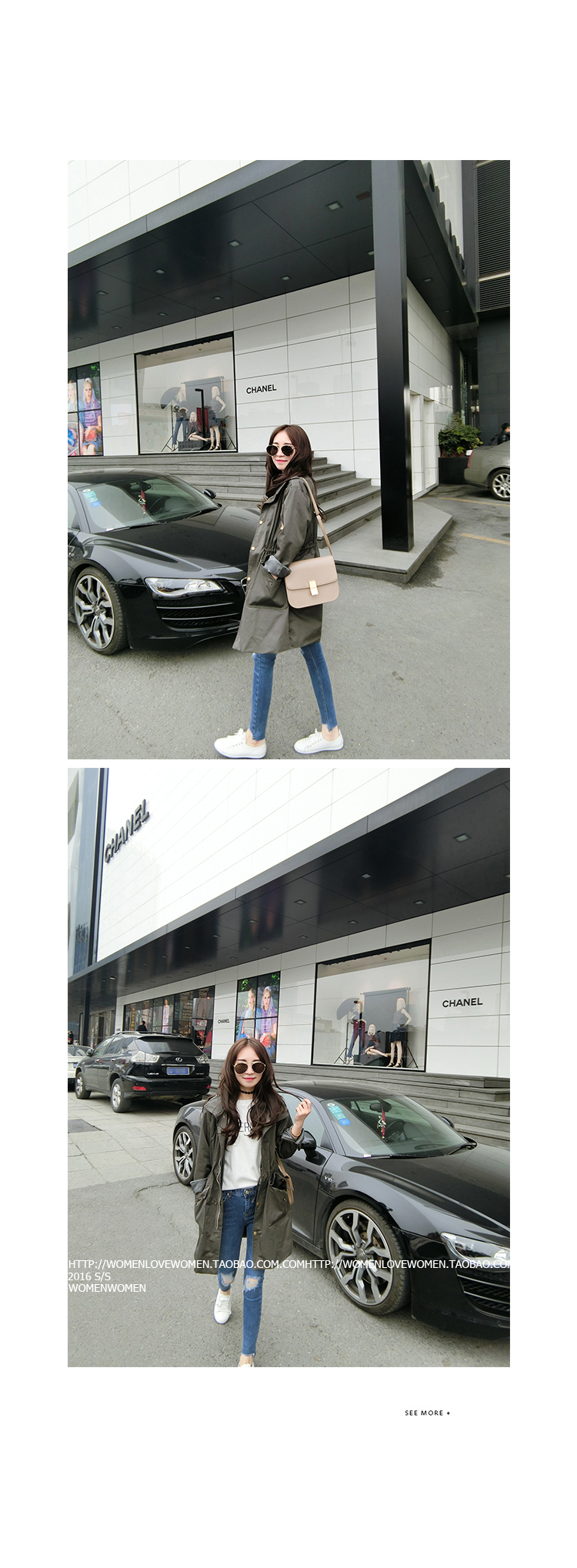 แจ็คเก็ตทรงยาว สไตล์เกาหลี ผ้าในลอนบุซับใน เก๋ไก๋สุดๆ พร้อมส่งจ้า same pic