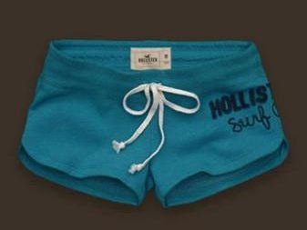 กางเกงขาสั้น กางเกงฟิตเนส กางเกงโยคะ Hollister surf กางเกงผู้หญิง ขาสั้น สีฟ้า Blue sky no 93812_4