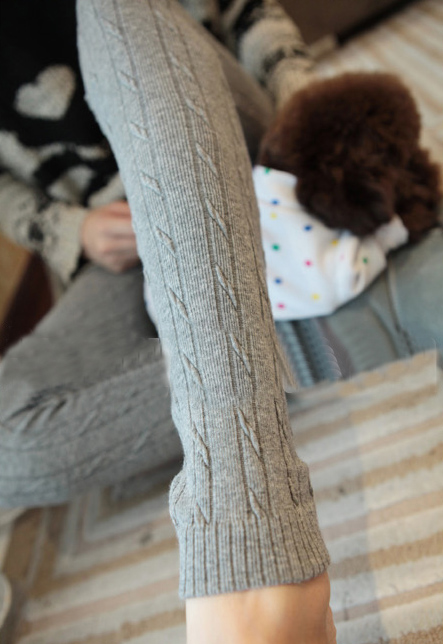 Legging เลกกิ้ง ผ้าเนื้อนุ่มมี texture ในตัว ยืดได้เยอะ พร้อมส่ง