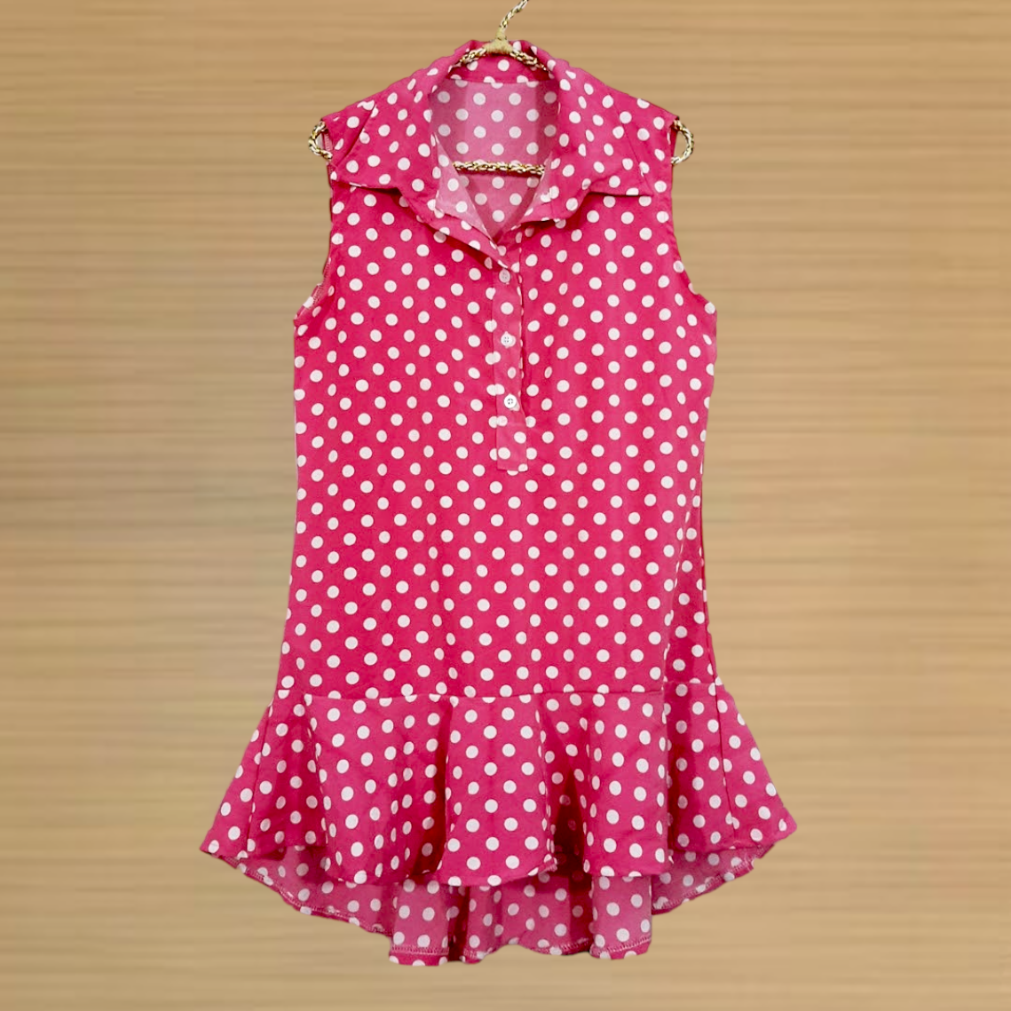Dress3476-3484 เดรสเชิ้ตชายระบายลายจุด ผ้าไหมอิตาลีเนื้อนิ่ม งานน่ารักผ้าเนื้อดีใส่สบาย