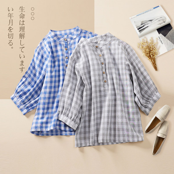 เสื้อลินิน แบบเสื้อสวยๆ เสื้อผ้าฝ้ายลินิน เสื้อเชิ้ตผ้าลินิน BY LININ