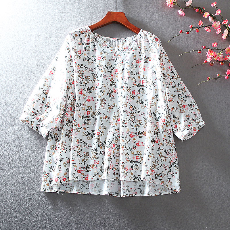 เสื้อลินิน เสื้อผ้าฝ้ายลินิน เสื้อเชิ้ตผ้าลินิน ปักลายสวยๆด้วยด้าย สไตล์VINTAGE BY Dreamroom