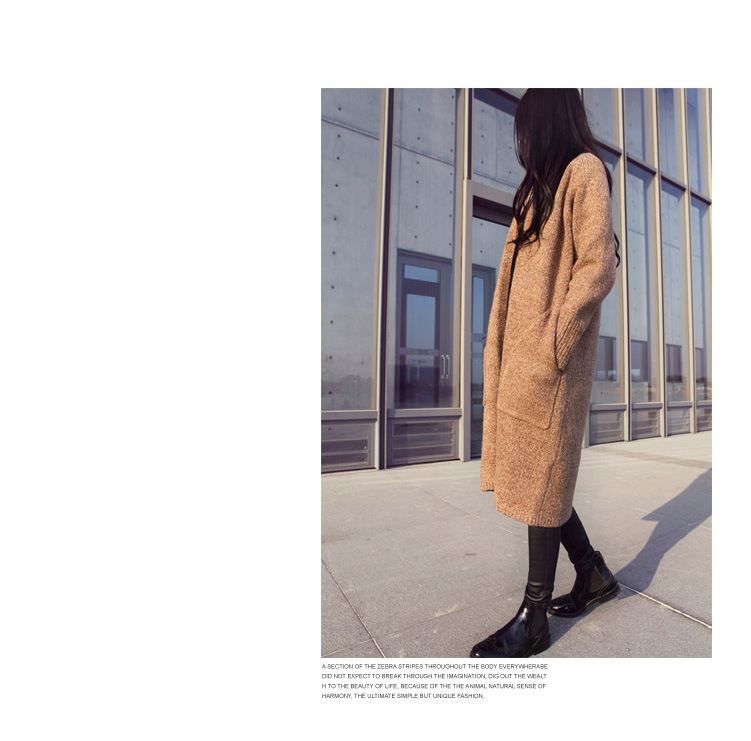 เสื้อคลุมกันหนาว ไหมพรม พร้อมส่ง เรียบหรู