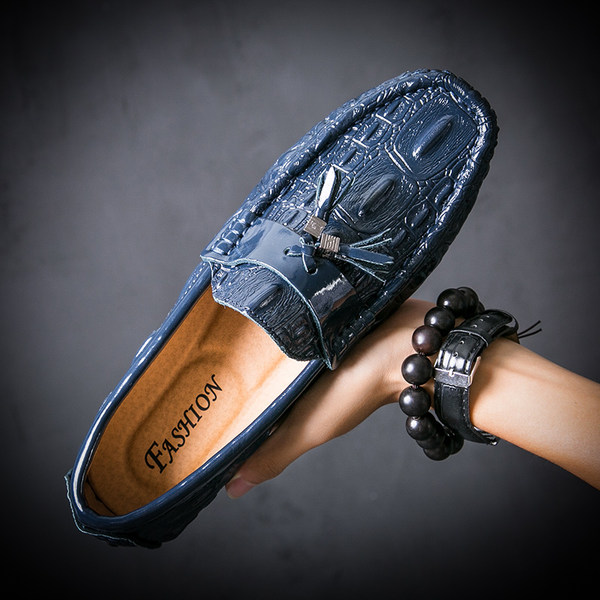 รองเท้าหนังผู้ชาย มีไซส์39-44 รองเท้าโลฟเฟอร์ชาย Slip-On Shoes