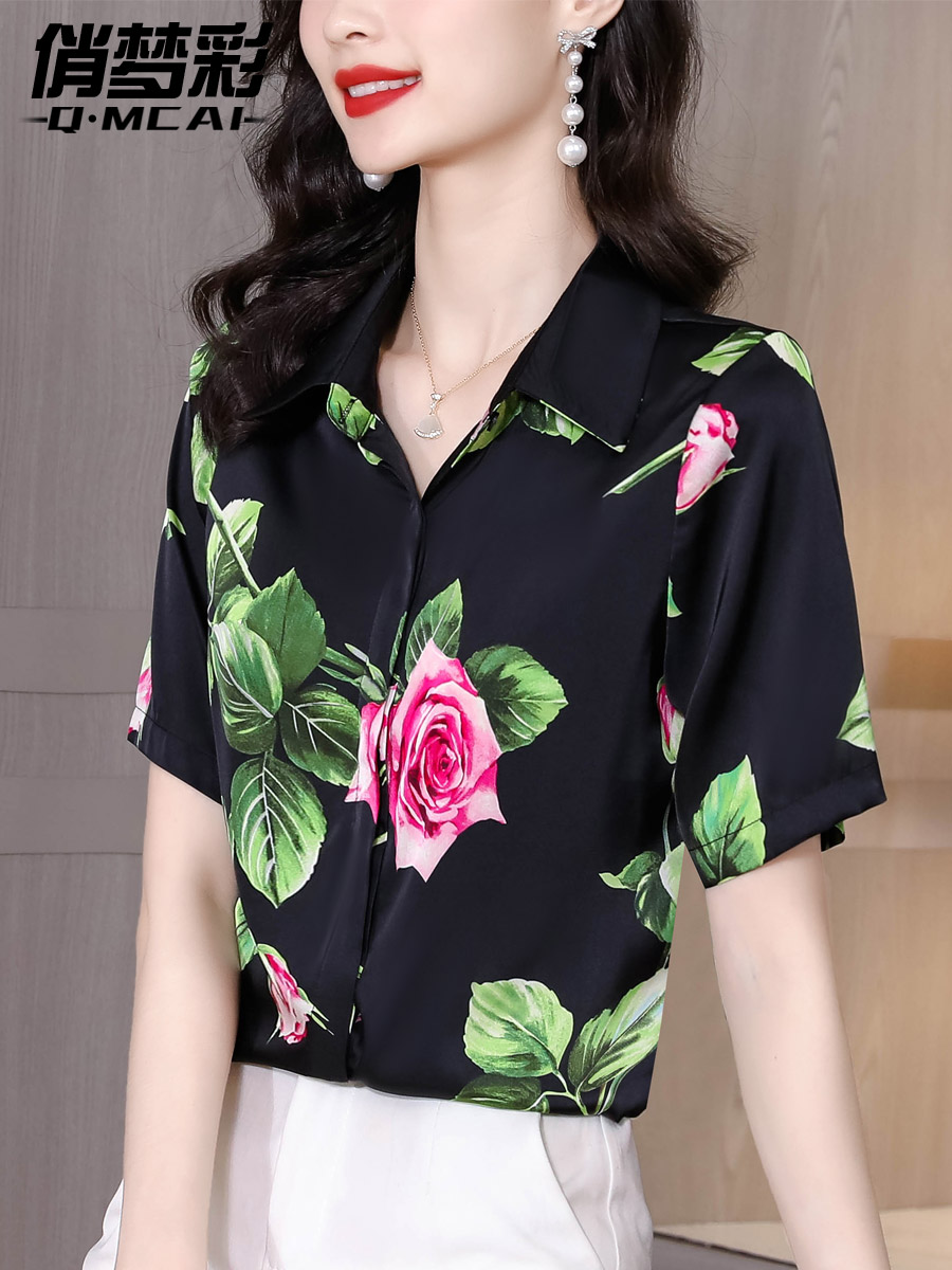 เสื้อชีฟอง เสื้อแฟชั่นสุภาพสตรีวัยผู้ใหญ่ มีไซต์ อก34นิ้ว-43นิ้ว