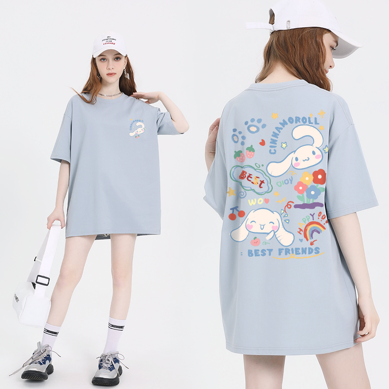 เสื้อผ้าวัยรุ่นเกาหลี เสื้อยืดวัยรุ่นผู้หญิง มีขนาด S M L XL