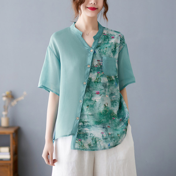 เสื้อลินิน แบบเสื้อสวยๆ เสื้อผ้าฝ้ายลินิน เสื้อเชิ้ตผ้าลินิน BY LININ
