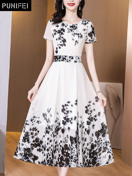 เดรสวัยผู้ใหญ่40-60ปี เดรสคุณแม่ ชุดเดรสทำงานวัยผู้ใหญ่ แบรนด์ MAMA DRESS