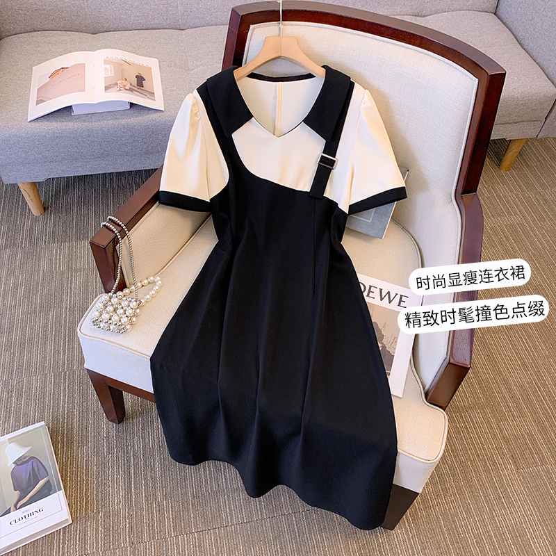 เดรสแขนสั้น มีไซส์ L-4XLอก 38-47 นิ้ว ใส่ได้ทั้งสาวหุ่นดีน่ารักจนถึงสาวอวบพลัสไซส์ จัดส่งฟรี! ทักแชทสั่งซื้อ