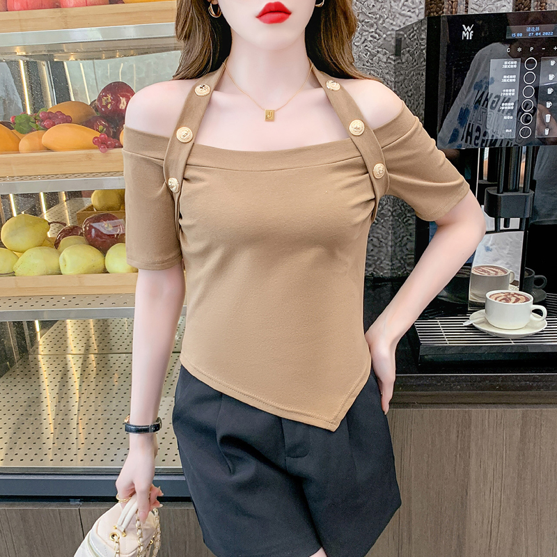 เสื้อผ้าวัยรุ่นเกาหลี เสื้อยืดวัยรุ่นผู้หญิง มีขนาด S M L XL