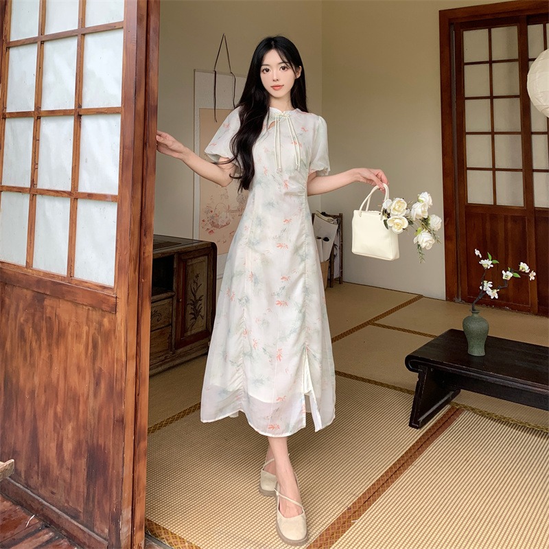 เดรสแขนสั้น มีไซส์ L-4XLอก 38-47 นิ้ว ใส่ได้ทั้งสาวหุ่นดีน่ารักจนถึงสาวอวบพลัสไซส์ จัดส่งฟรี! ทักแชทสั่งซื้อ