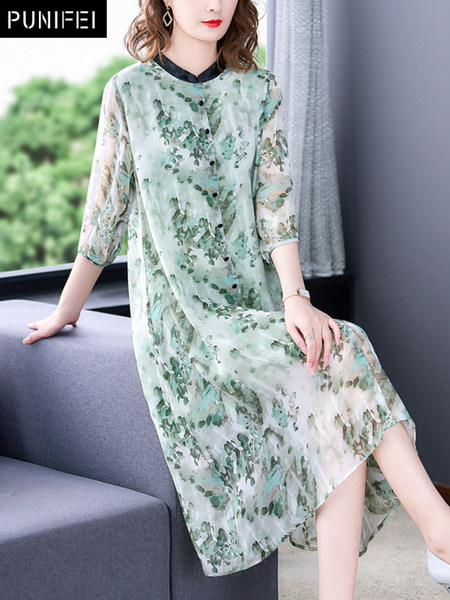เดรสวัยผู้ใหญ่40-60ปี เดรสคุณแม่ ชุดเดรสทำงานวัยผู้ใหญ่ แบรนด์ MAMA DRESS