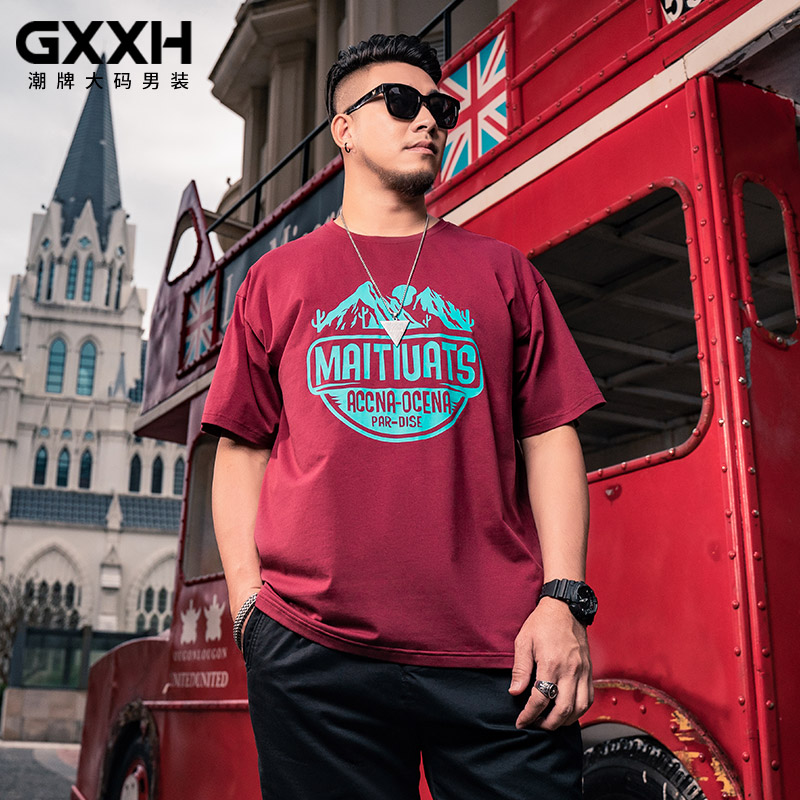 เสื้อยืดผู้ชายอ้วน S-5XL(อกเสื้อ39-51นิ้ว)