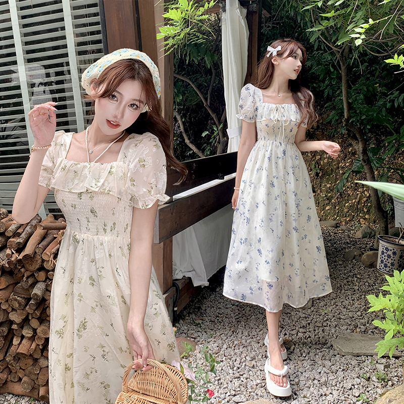 เดรสแขนสั้น มีไซส์ L-4XLอก 38-47 นิ้ว ใส่ได้ทั้งสาวหุ่นดีน่ารักจนถึงสาวอวบพลัสไซส์ จัดส่งฟรี! ทักแชทสั่งซื้อ