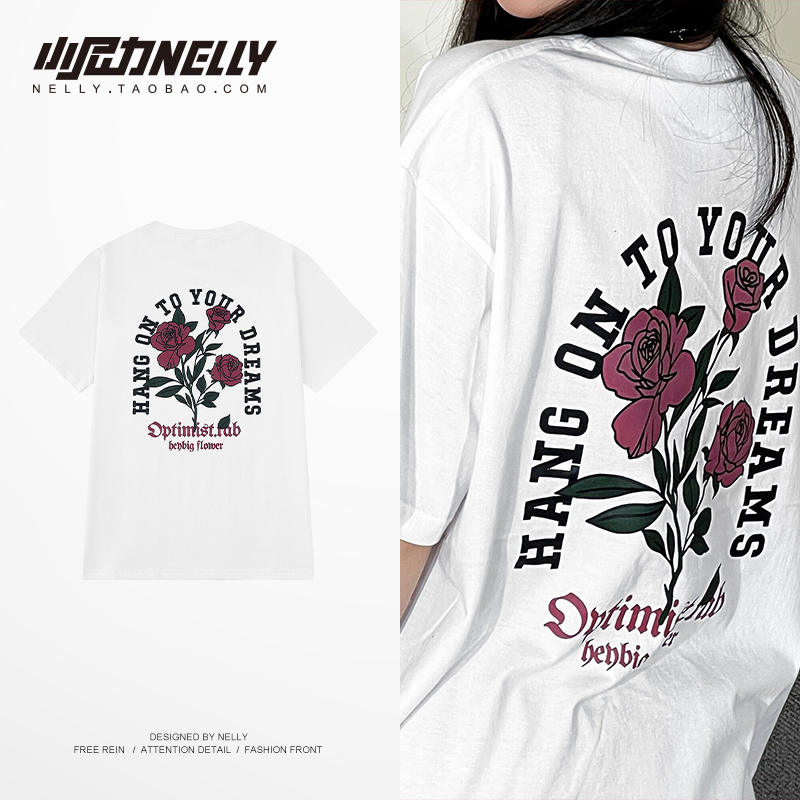 เสื้อยืดคอกลม ผู้ชาย เสื้อยืดผู้ชายเกาหลี เสื้อยืดเกาหลี แบรนด์ NELLY