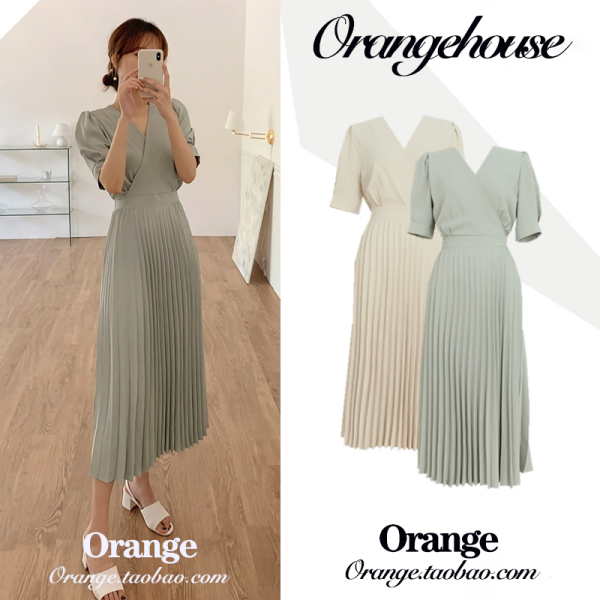 เดรสวัยรุ่นแฟชั่นหลากหลายสไตล์ เดรสแฟชั่นสไตล์เกาหลีน่ารักๆ BY Orange House Korean