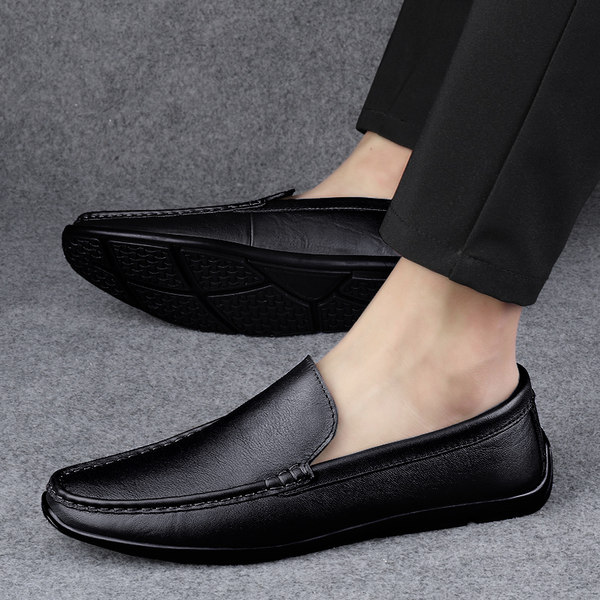 รองเท้าหนังผู้ชาย มีไซส์39-44 รองเท้าโลฟเฟอร์ชาย Slip-On Shoes