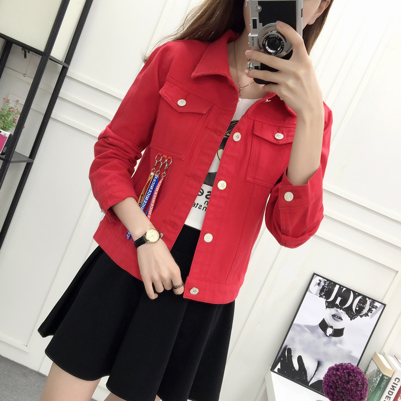 JY22658#ยีนส์ผู้หญิงเทห์ๆ*ช่วงอก*S:84/M:88/L:92/XL:96/2XL:100/3XL:104/4XL:108เซนติเมตร(33/34/36/37/39/40/42นิ้ว)