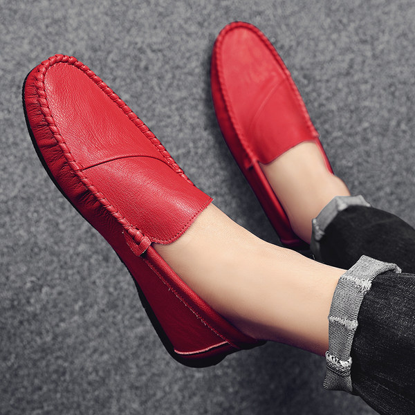 รองเท้าหนังผู้ชาย มีไซส์39-44 รองเท้าโลฟเฟอร์ชาย Slip-On Shoes