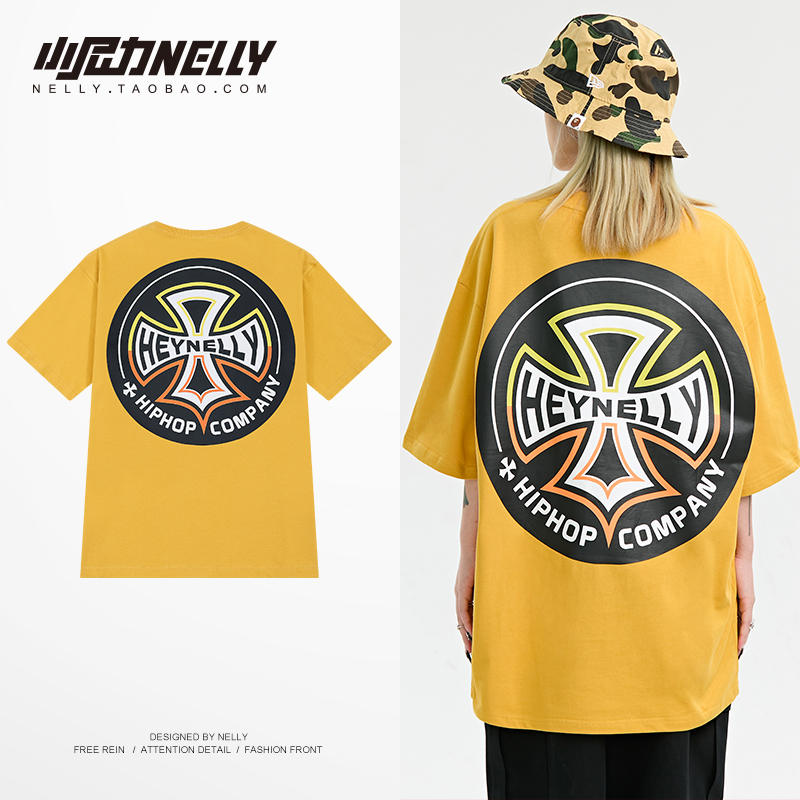 เสื้อยืดคอกลม ผู้ชาย เสื้อยืดผู้ชายเกาหลี เสื้อยืดเกาหลี แบรนด์ NELLY