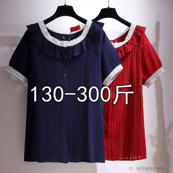 เสื้อเชิ้ตสาวอ้วนมีไซส์ใหญ่มาก มีไซต์2X-7X(อกเสื้อ43-63นิ้ว)น้ำหนักผู้สวม50-170กิโลกรัมใส่ได้